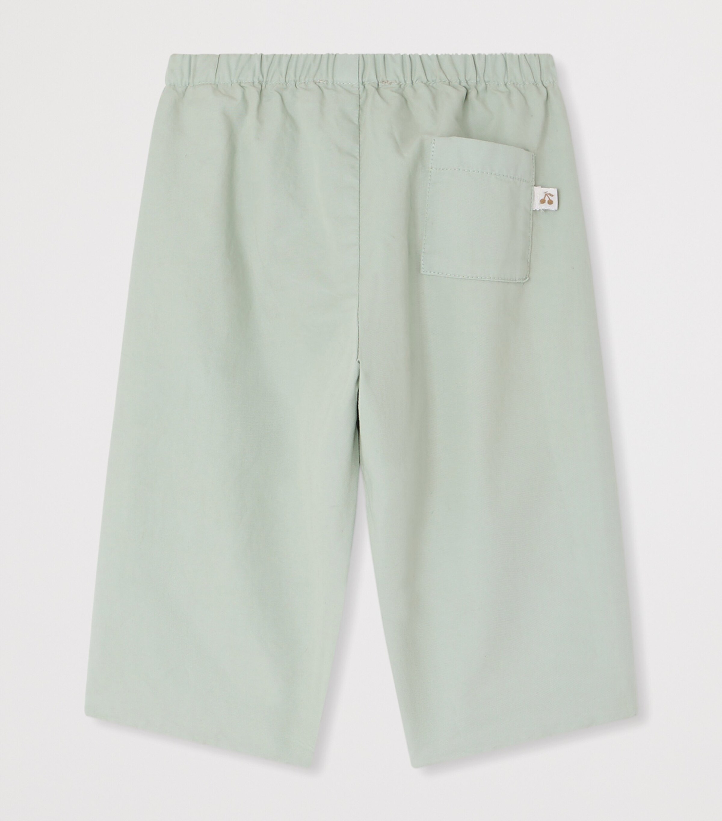 Bonpoint Cotton Dandy Trousers (1-18 Months) Vert Celadon Image 2