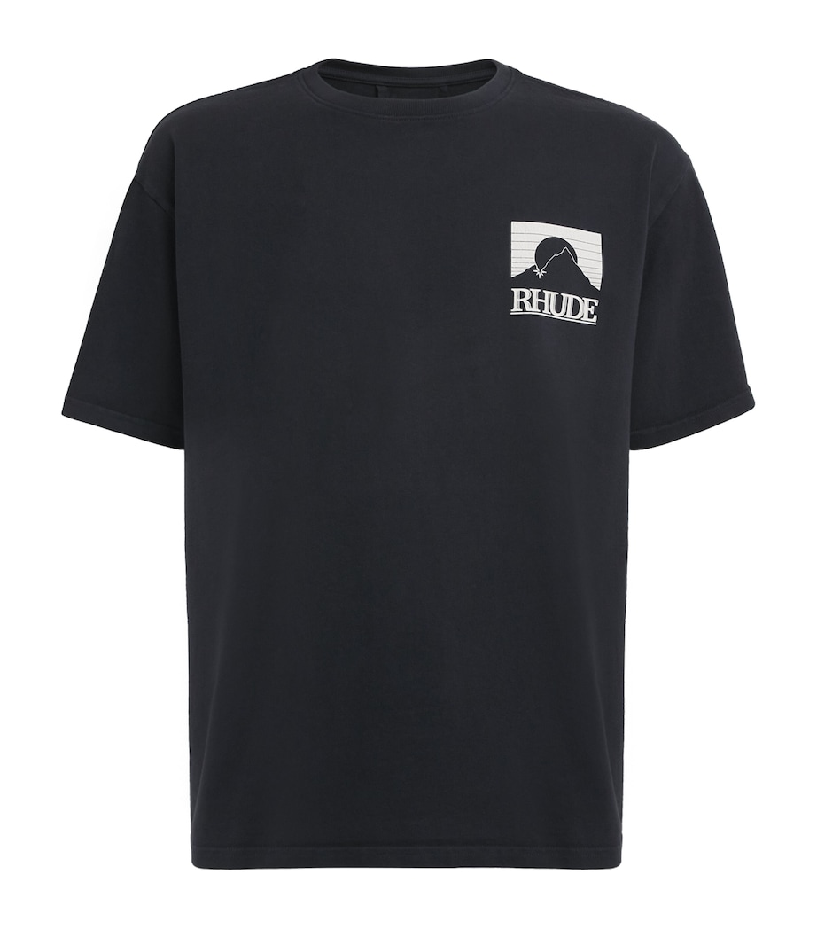 Cotton Printed Moonlight T-Shirt BLACK/ WHITE 3167 Image 1