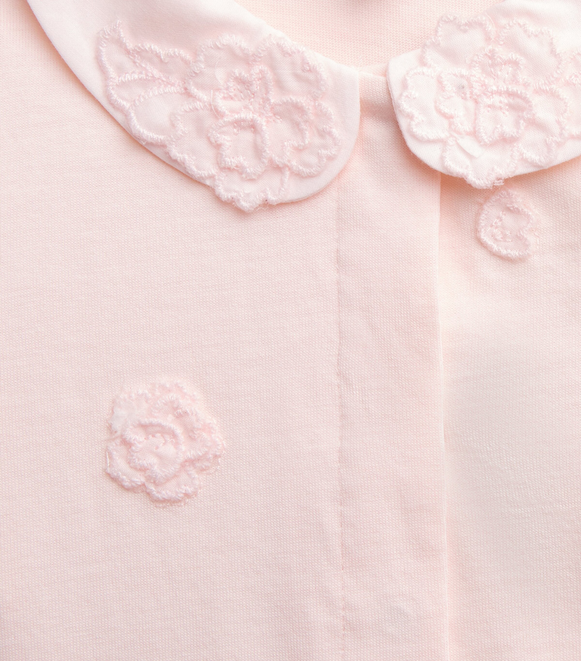 Cotton Embroidered All-In-One (0-24 Months) 31ROSE PÂLE Image 3