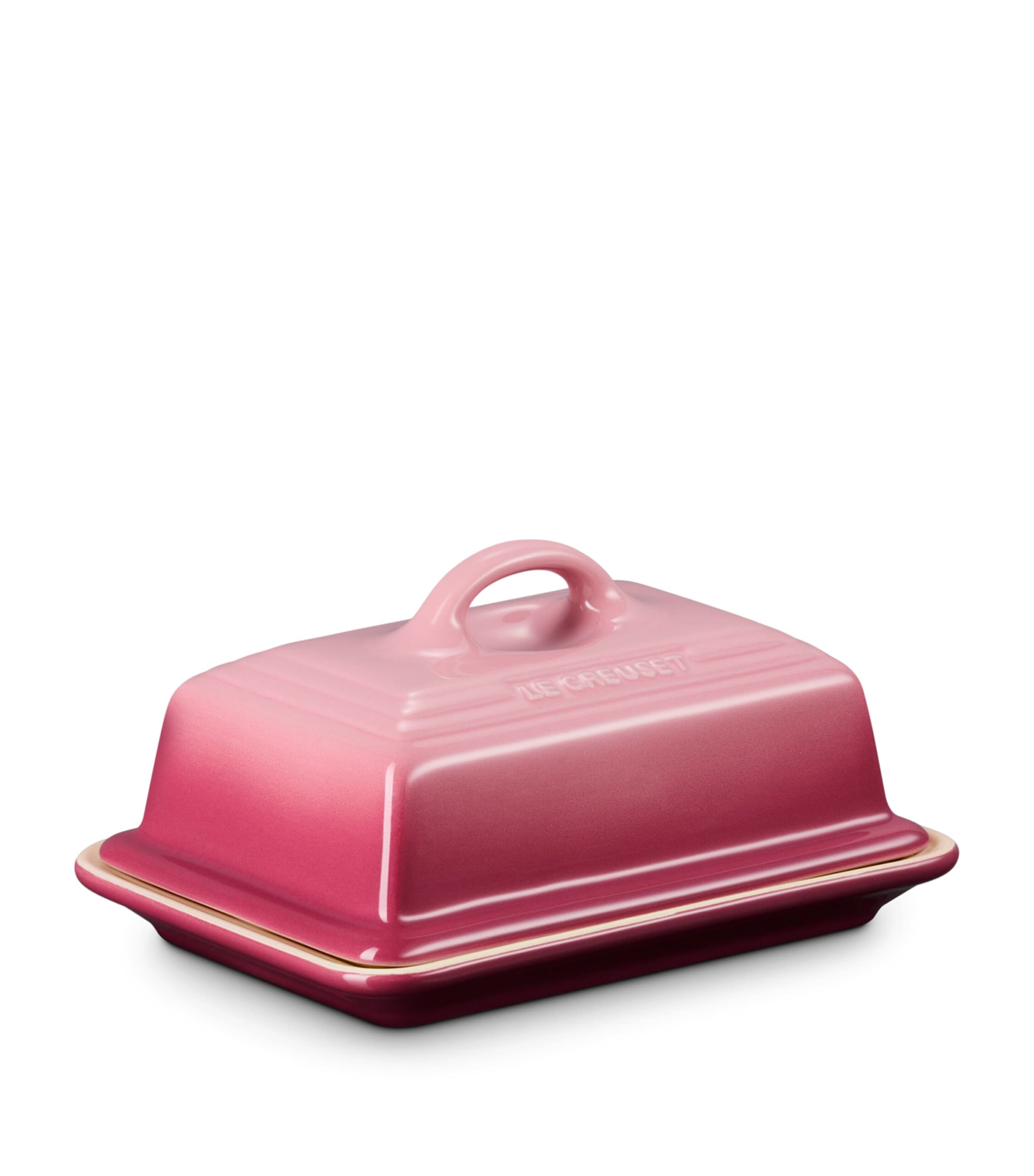 Le Creuset Stoneware Butter Dish Rose Quartz Image 2