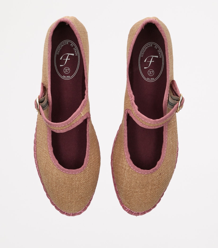 Linen Dora Mary Janes BEIGE Image 4