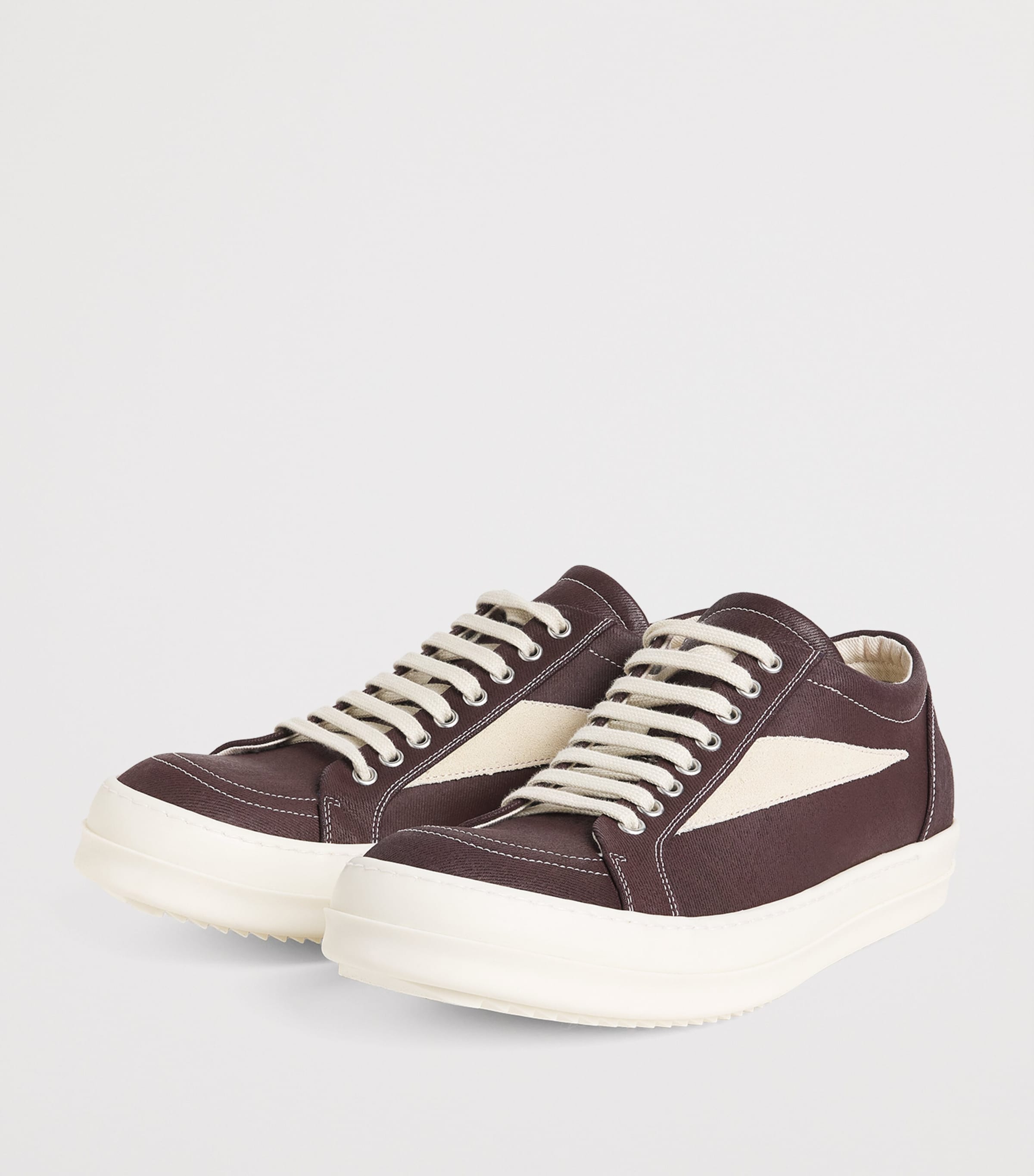 DRKSHDW Waxed Canvas Vintage Low-Top Sneakers WAX/MILK/MILK/ 43X11 Image 3