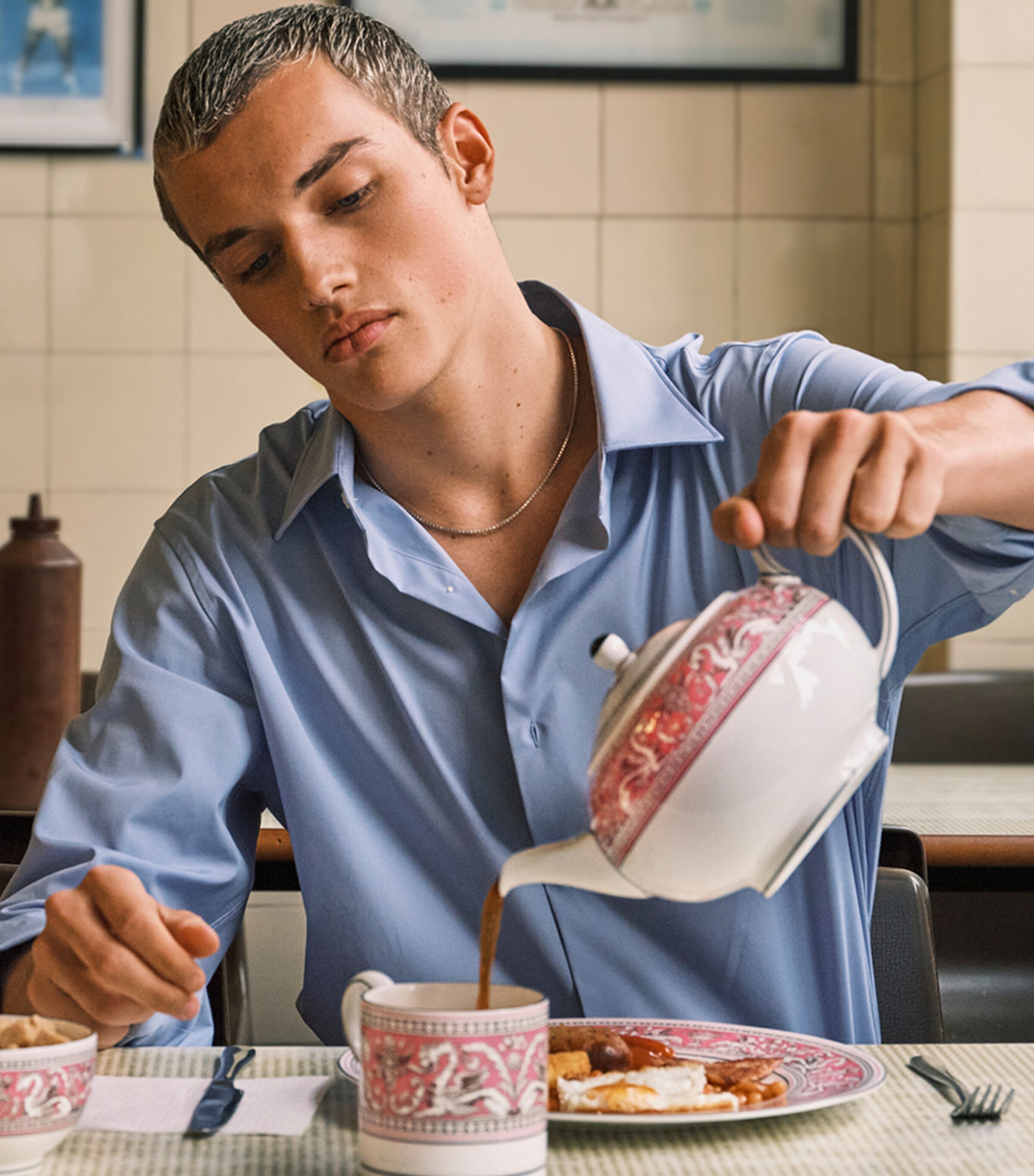 Florentine Fuchsia Rice Bowl (10.5cm) PINK Image 2
