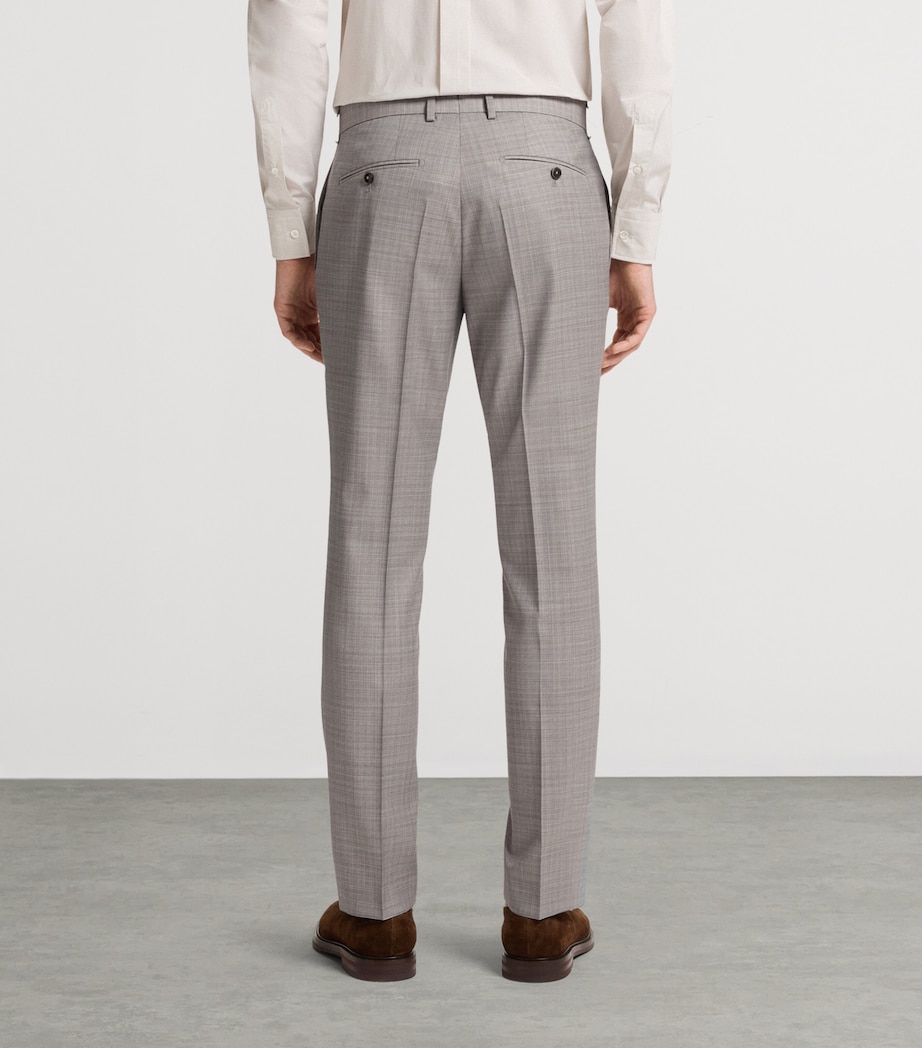 Virgin Wool Check 2-Piece Suit 255 Image 6