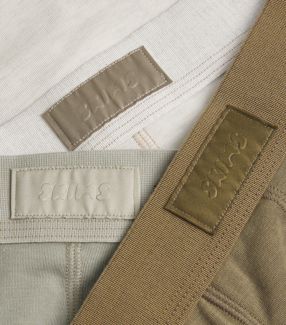 Stretch-Cotton Boxer Shorts (Pack of 3) ARMY MULTI Image 5