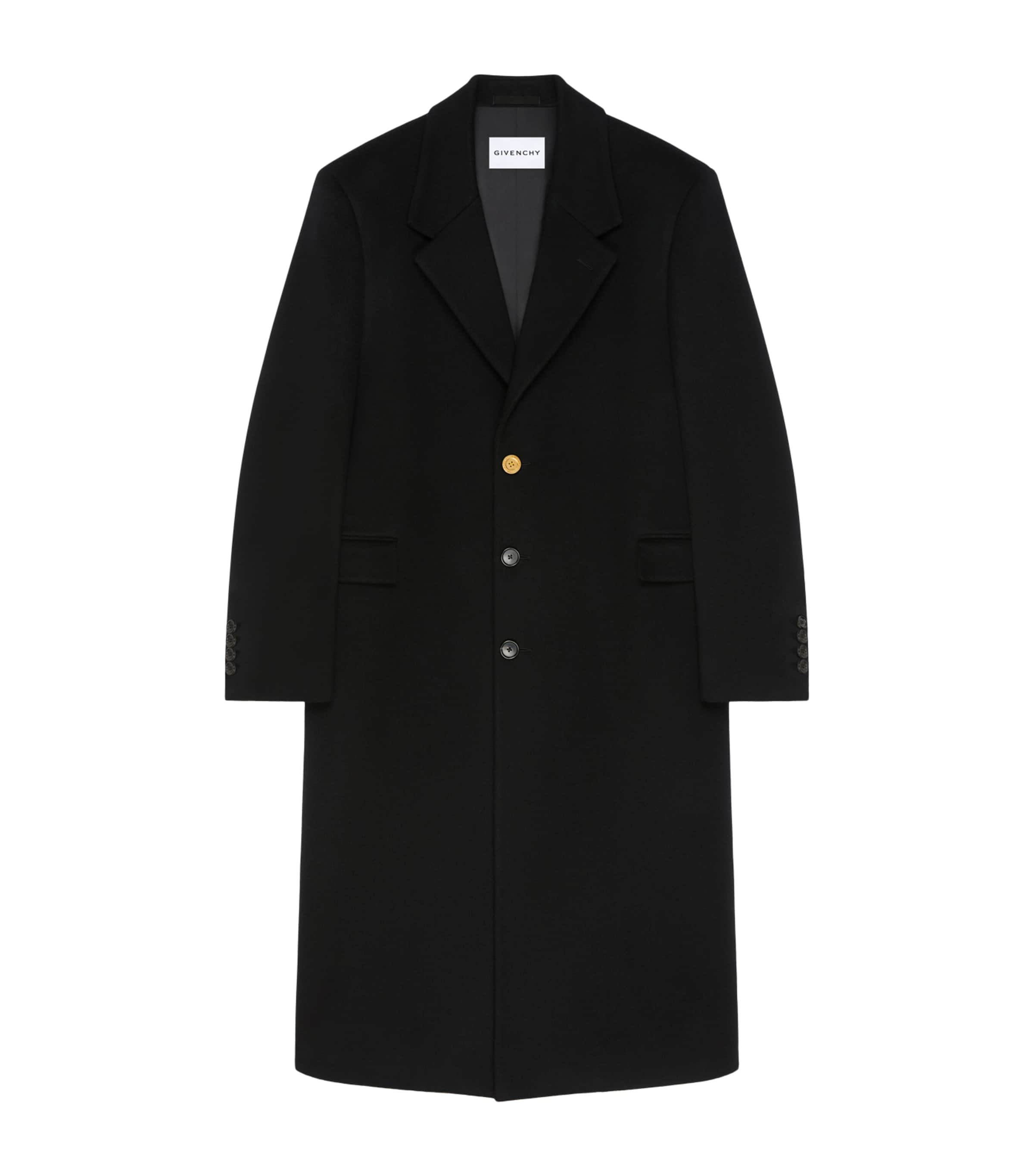 Wool-Cashmere Overcoat BLACK Image 1