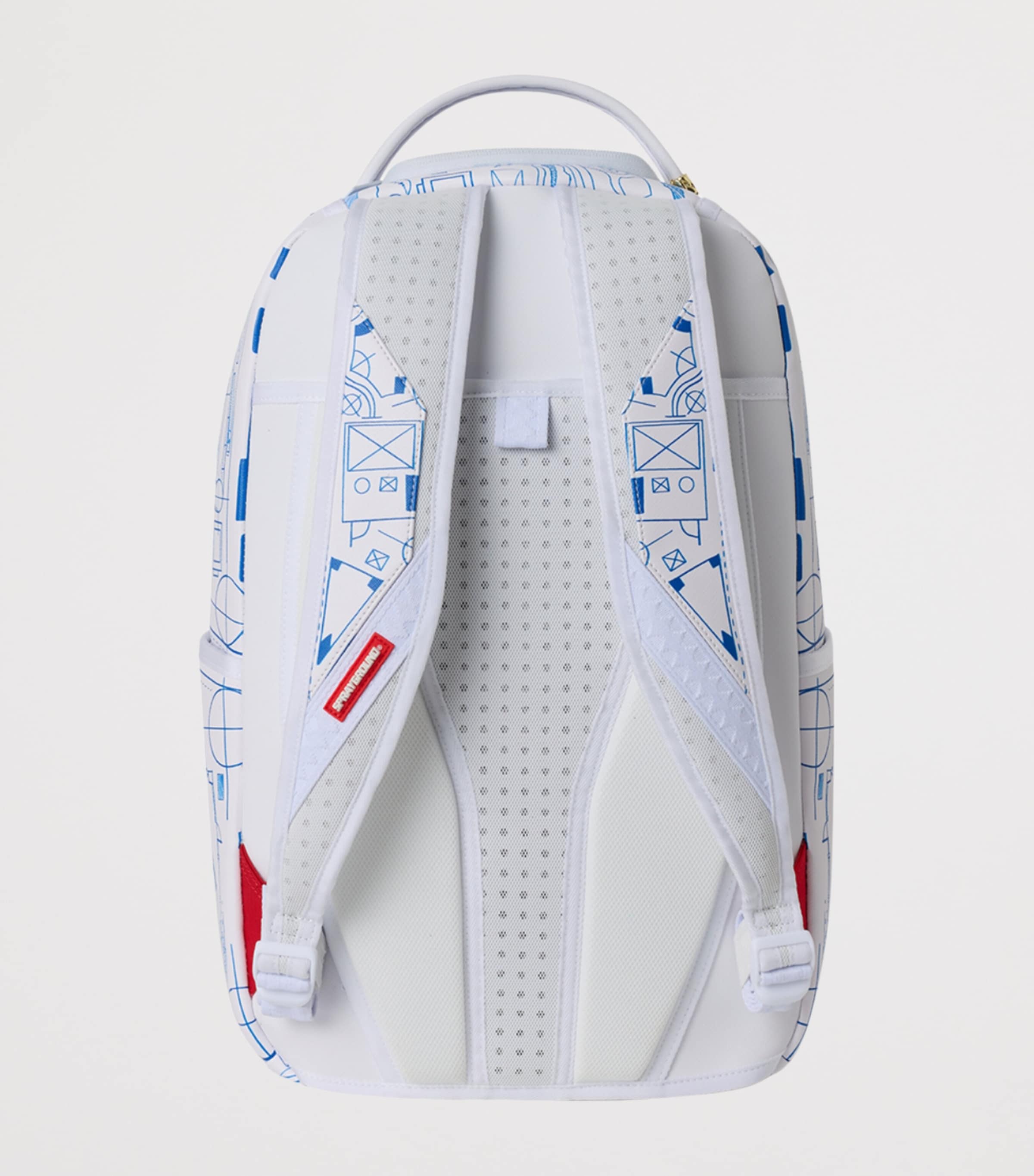 Sprayground Frank Lloyd Wright Backpack Blue Print Image 4