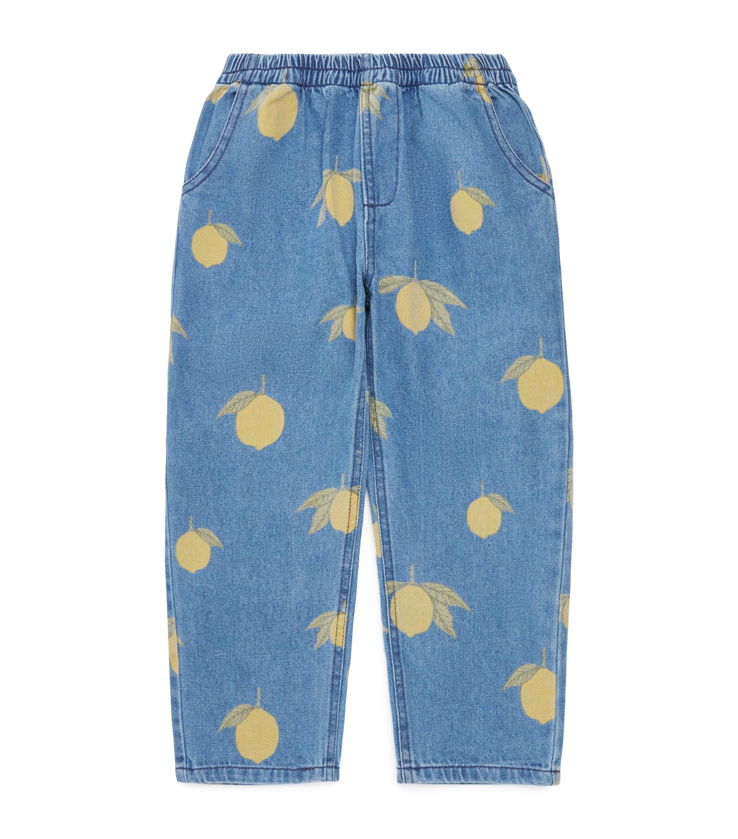 Lemon Printed Margot Jeans (9 Months - 10 Years) LEMON DENIM Image 1
