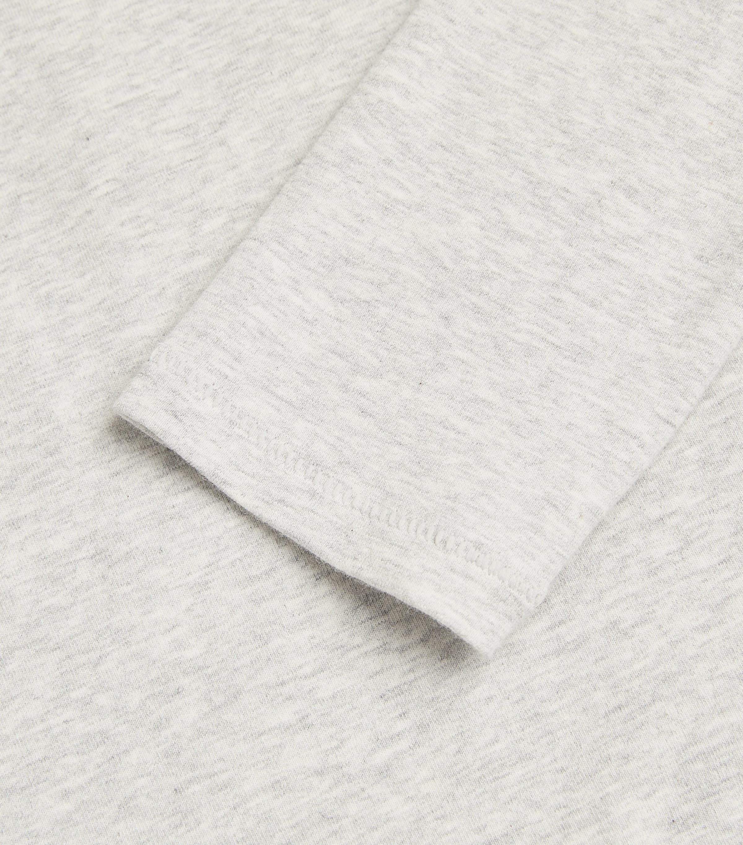 Cotton Jersey Long-Sleeve T-Shirt LIGHT HEATHER GREY Image 6