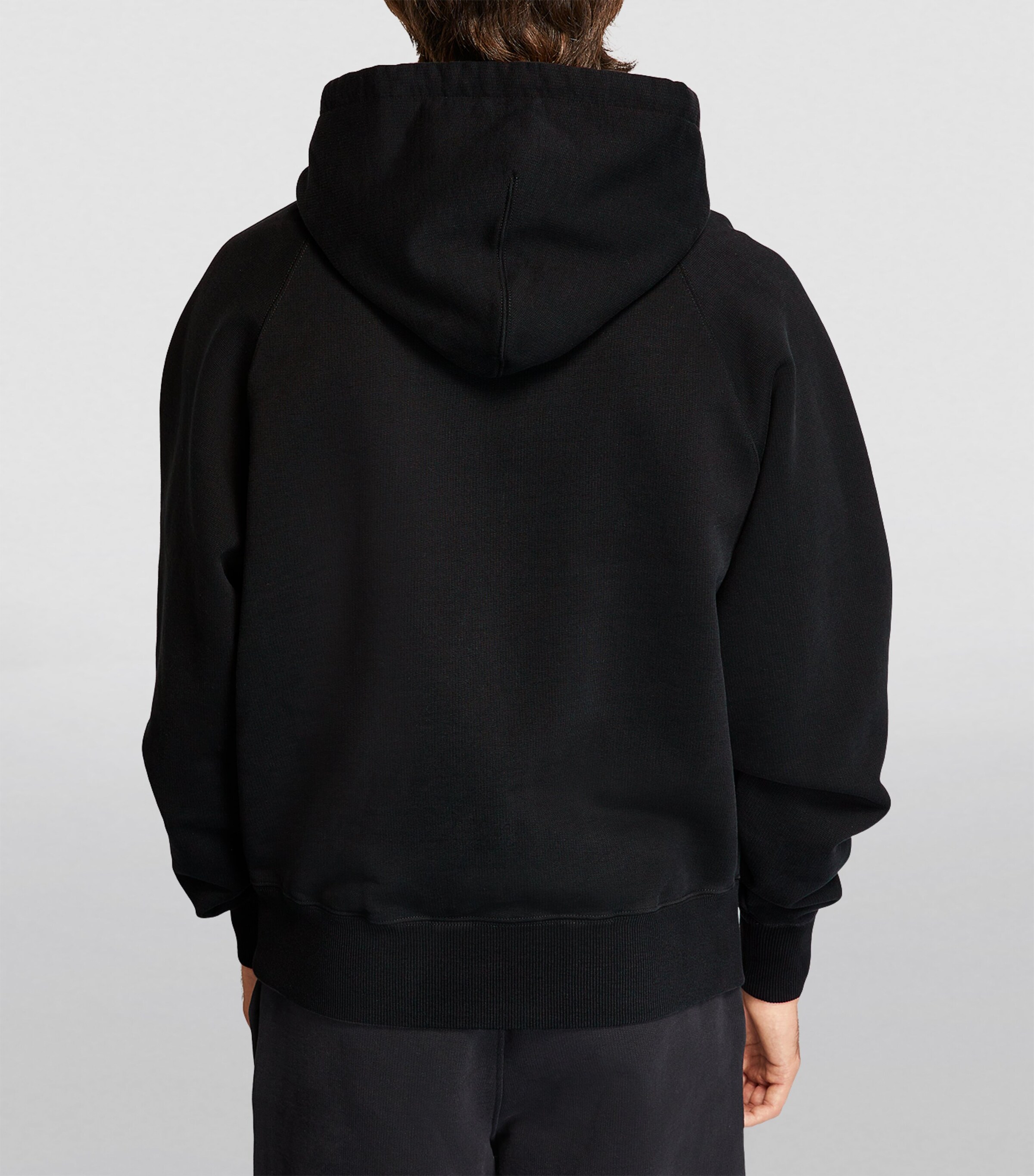 AMI Paris Mens Ami de Coeur Hoodie Black Image 4