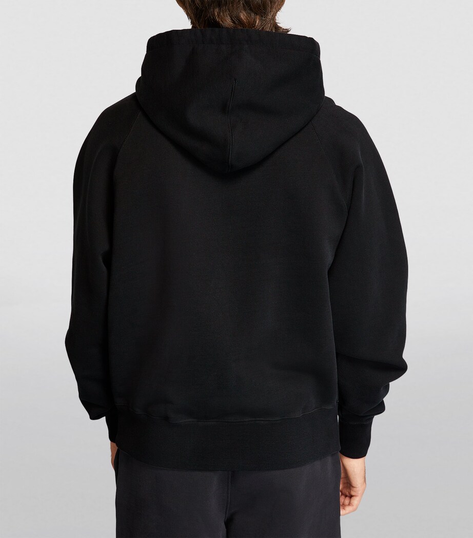 AMI Paris Mens Ami de Coeur Hoodie Black Image 4