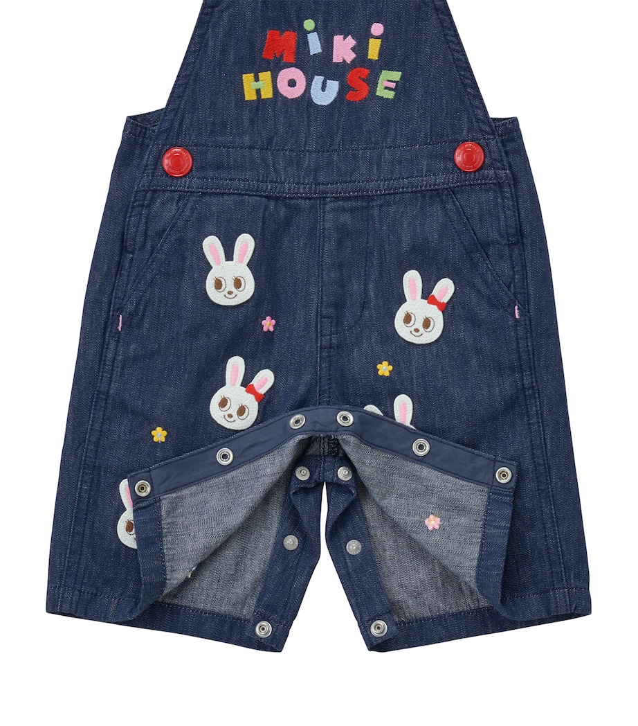 Embroidered Bunny Dungarees (6-36 Months) 1 Image 3