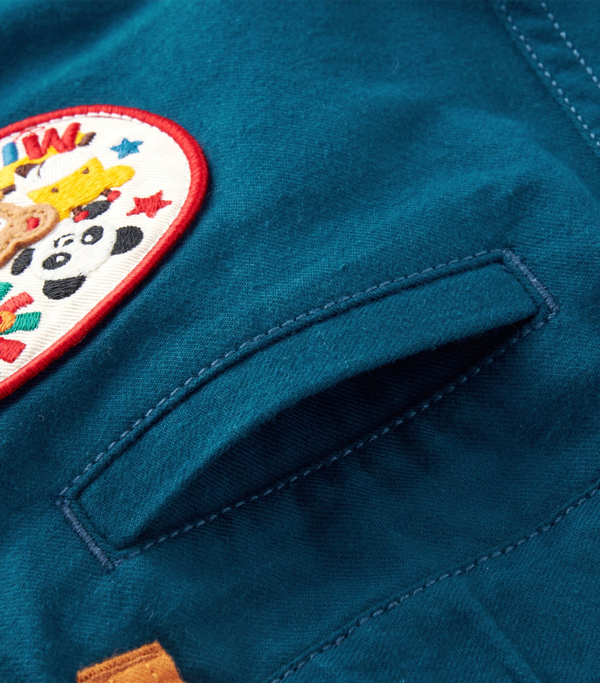 Cotton Animal Appliqué Trousers (2-7 Years) 15 Image 5