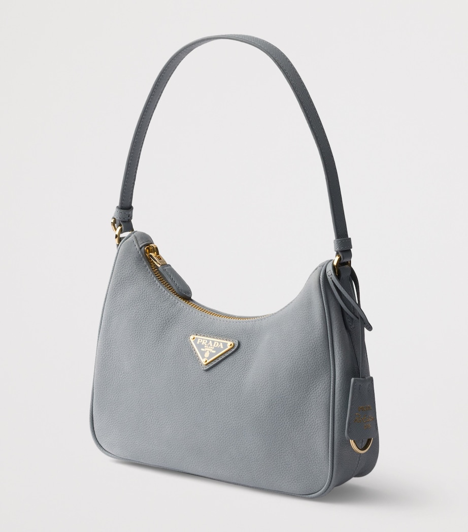 Prada Leather Re-Edition 2005 Shoulder Bag Light Blue Image 2
