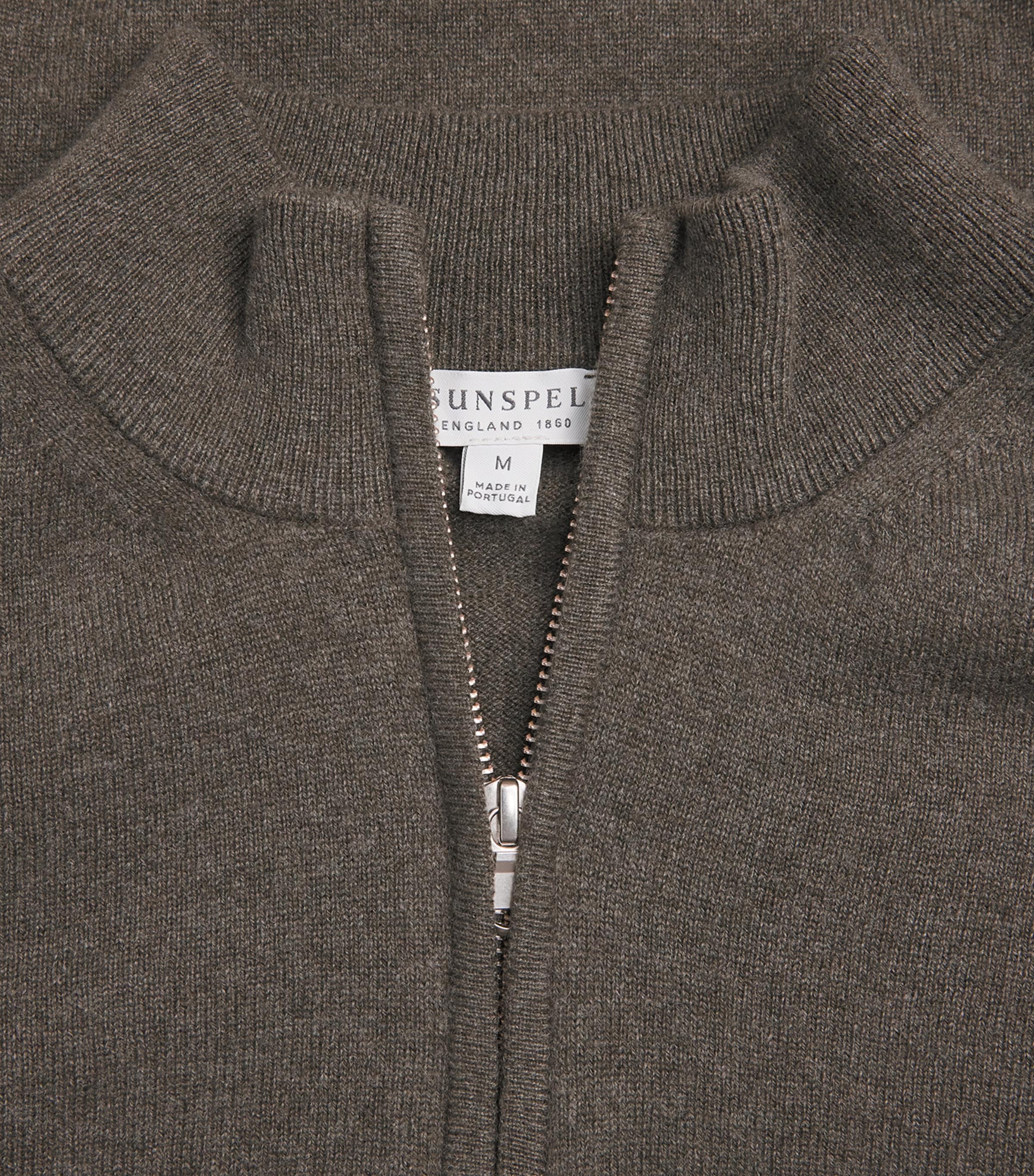 Cashmere Half-Zip Sweater KHAKI24 GNGY Image 5