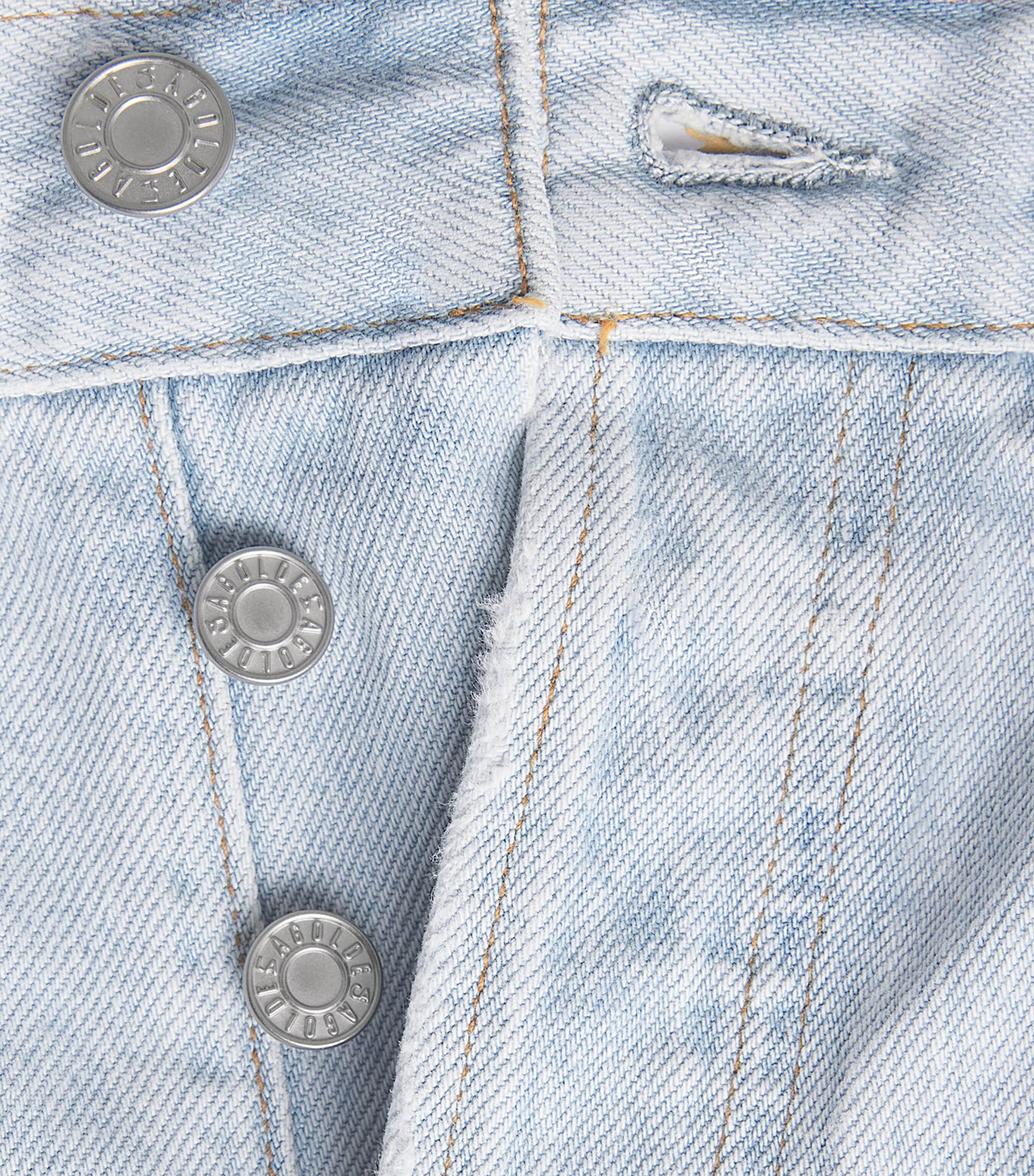 AGOLDE Womens Arc Bow-Leg Jeans Tangent Image 6