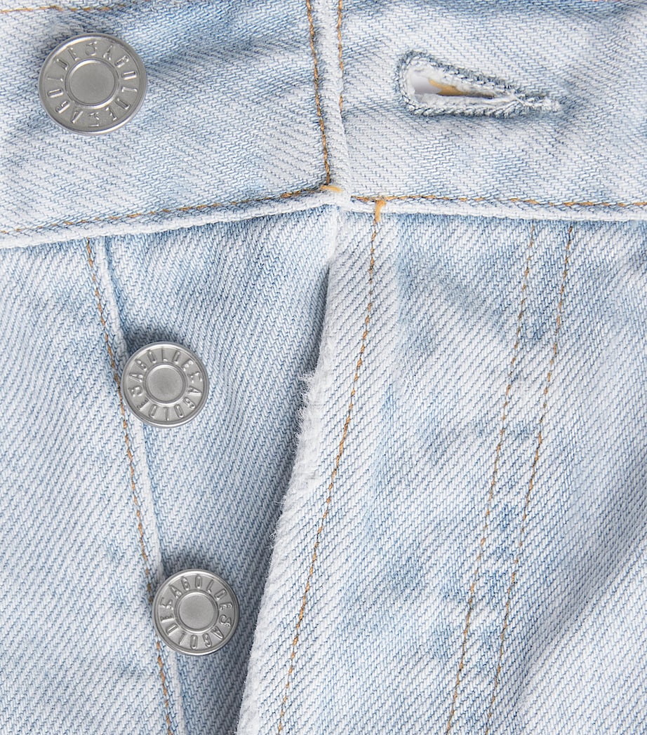 AGOLDE Womens Arc Bow-Leg Jeans Tangent Image 6
