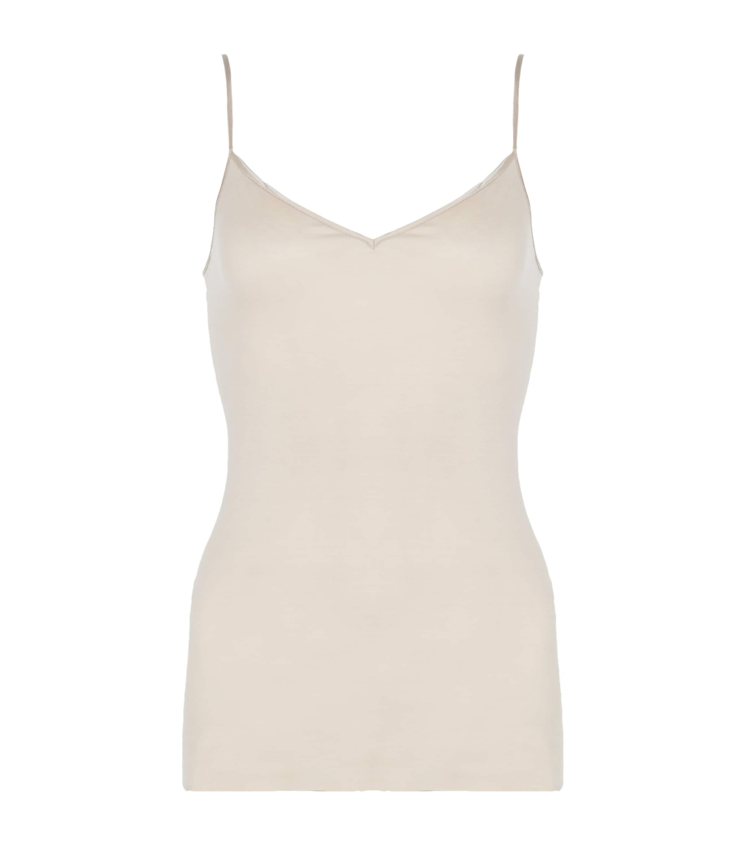 Hanro Cotton Seamless Camisole In Nude