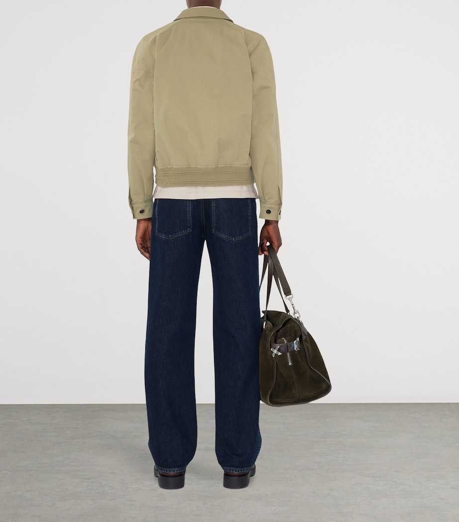 Cotton Twill Harrington Jacket SKYLARK Image 4