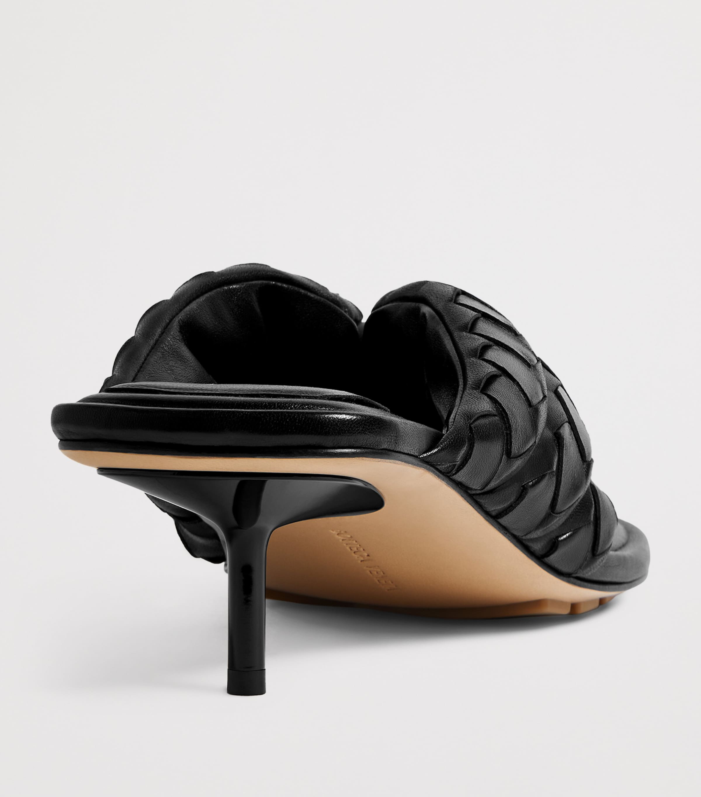 Bottega Veneta Leather Salsa Kitten Heel Sandals 50 Image 4