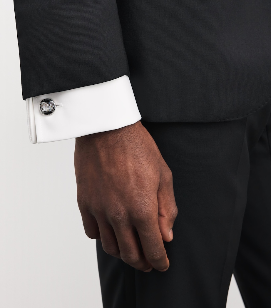 Thompson Mother-Of-Pearl Cufflinks And Studs Set BRONZE Image 2