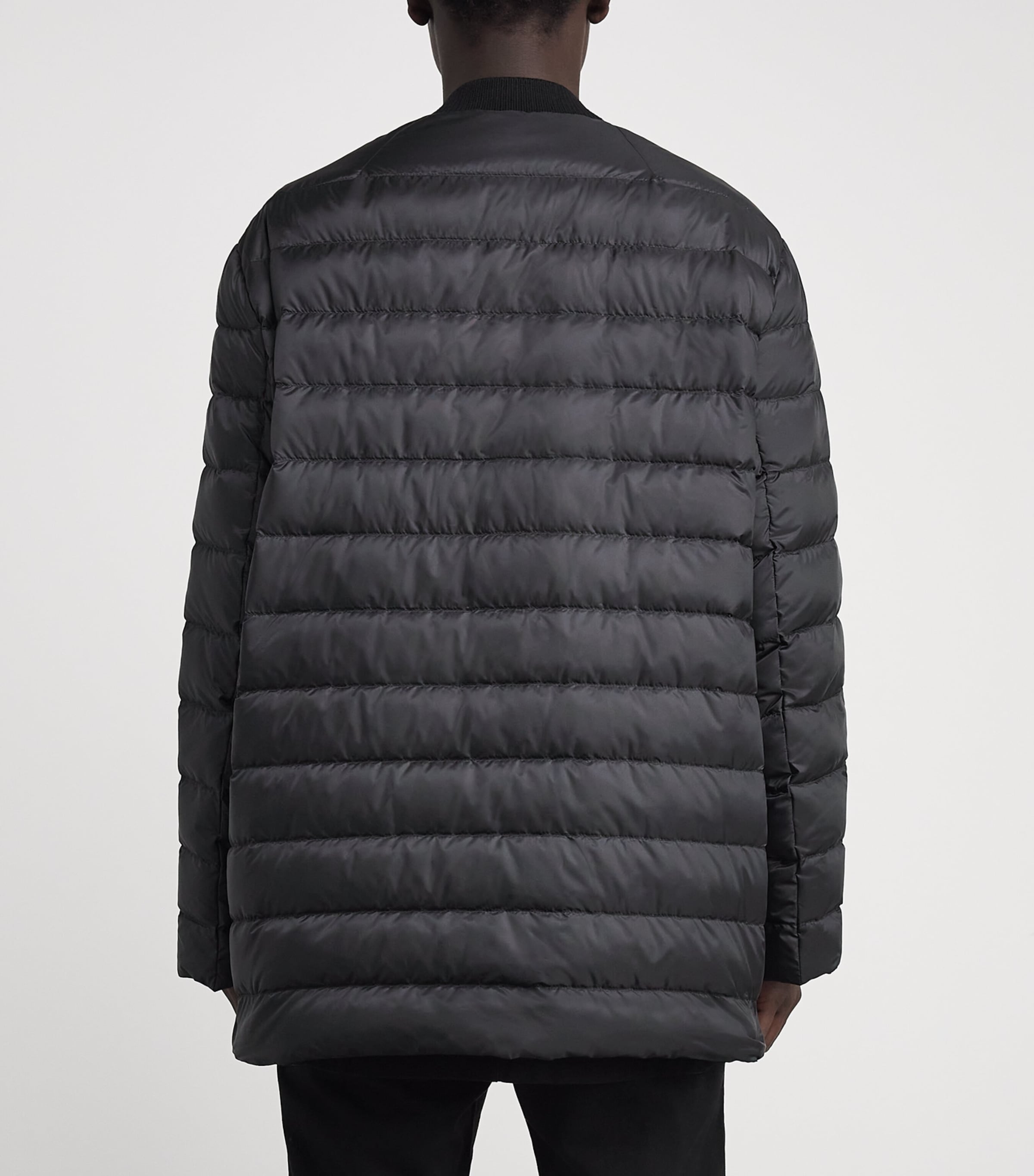 x Moncler Down Padded Flight Jacket 999 - BLACK Image 4