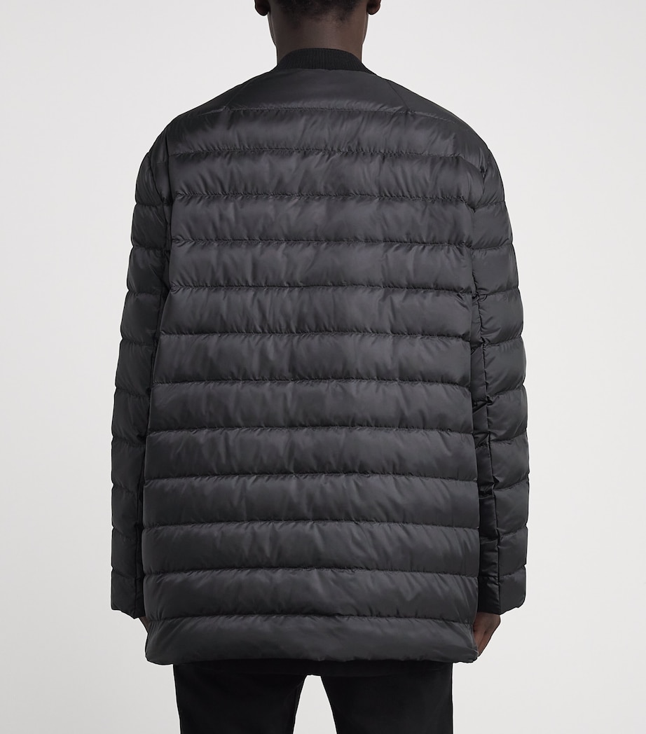 x Moncler Down Padded Flight Jacket 999 - BLACK Image 4