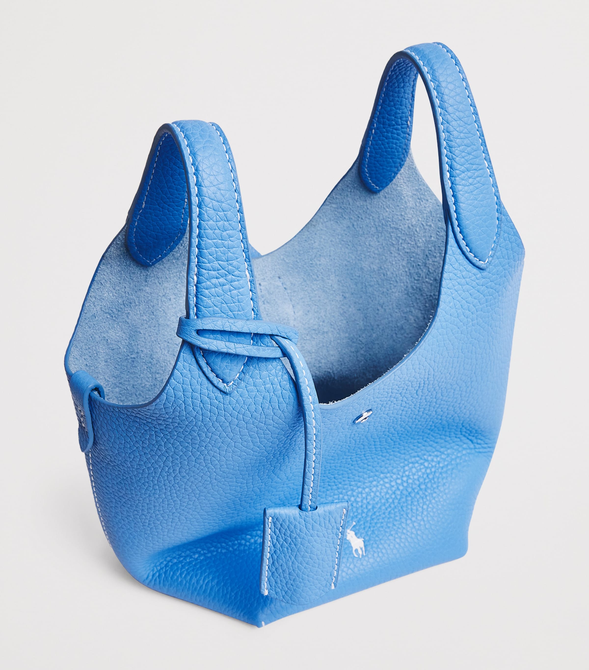 Mini Leather Polo Play Cross-Body Bag BABY BLUE Image 4