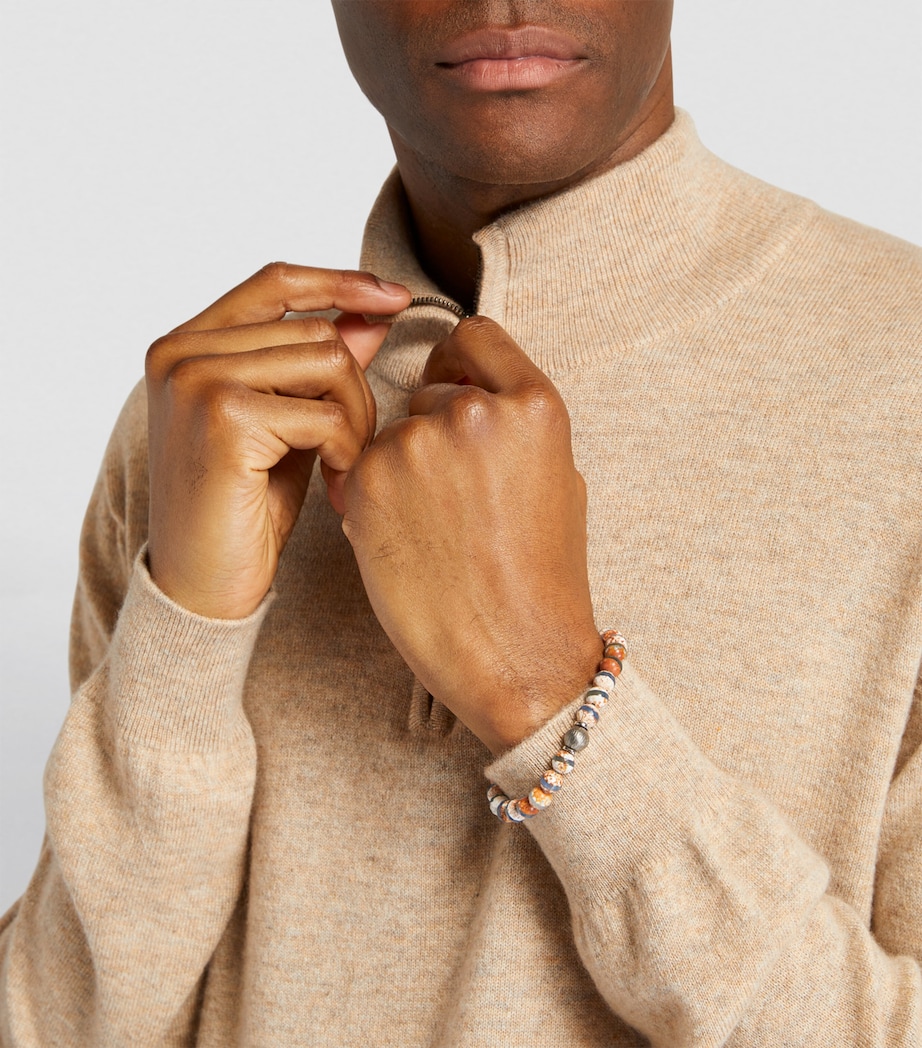 Ruthenium-Plated Lhasa Graffiato Bracelet MULTI Image 4