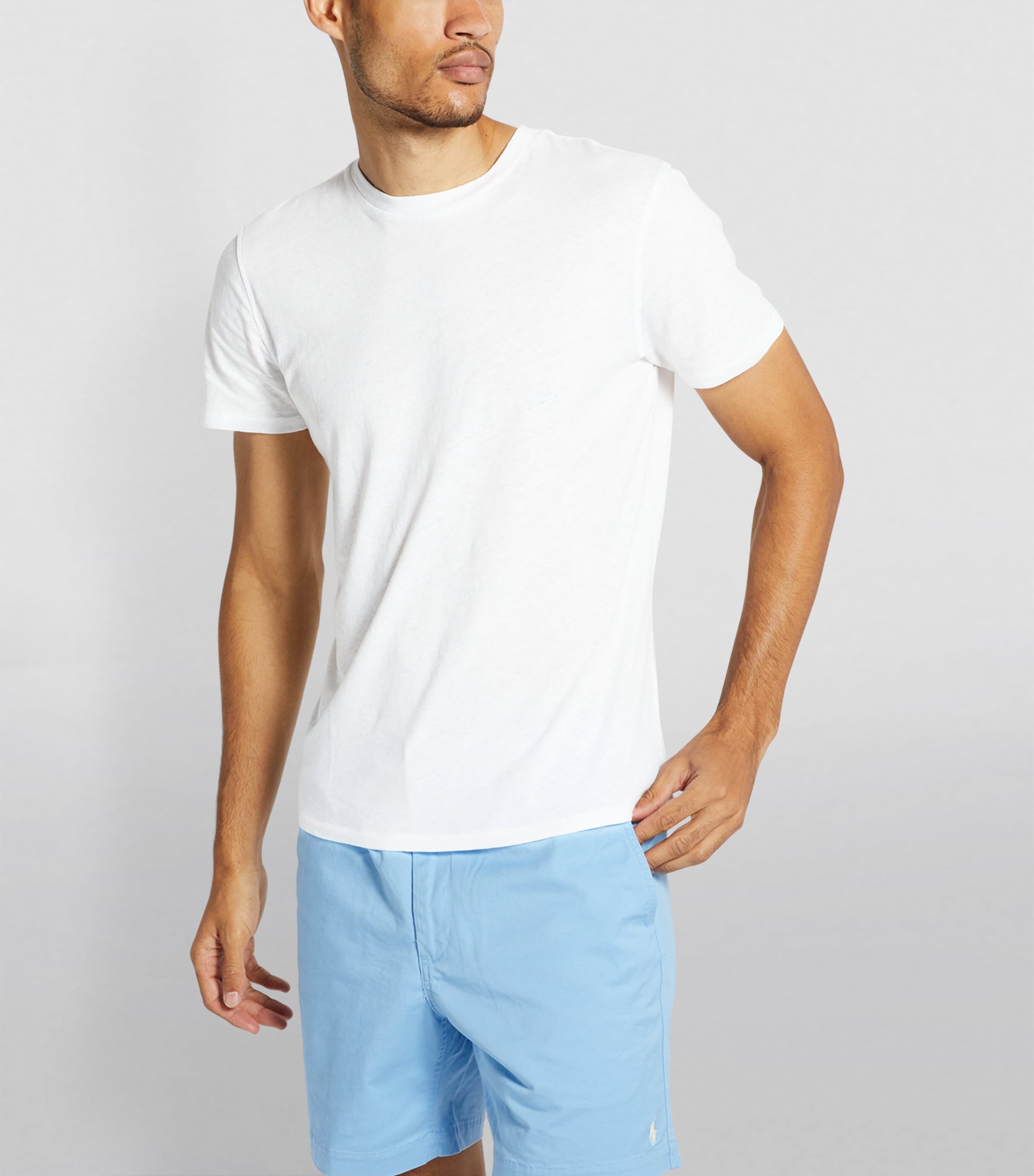 Cotton-Linen T-Shirt WHITE Image 6