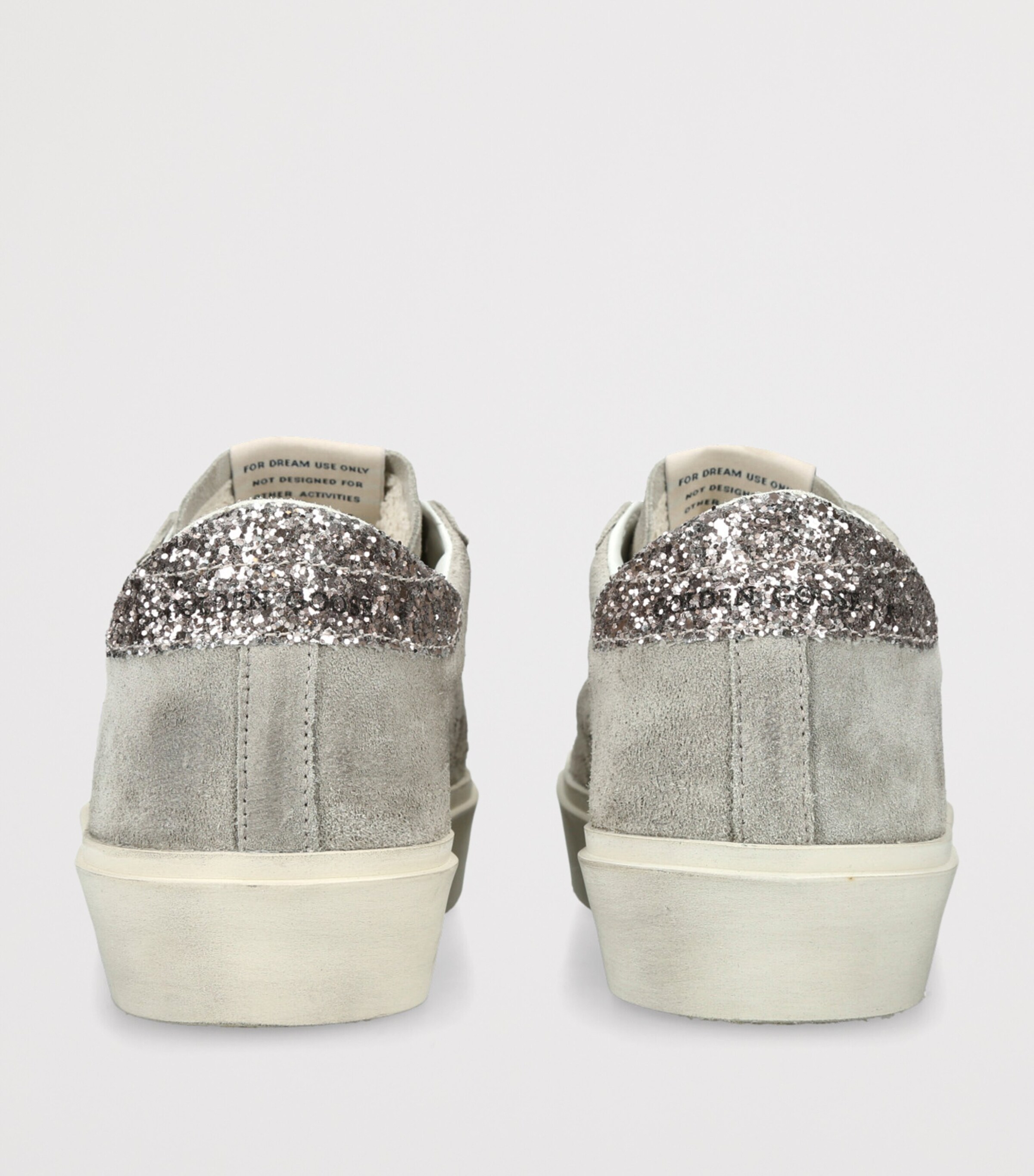 Golden Goose Suede Hi Star Sneakers Silver Com Image 2