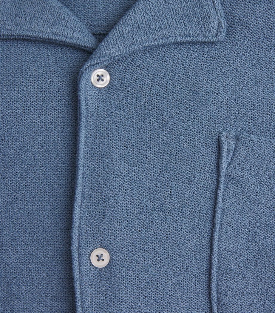 PAIGE Mens Bouclé Oliver Shirt Lakeside Image 6