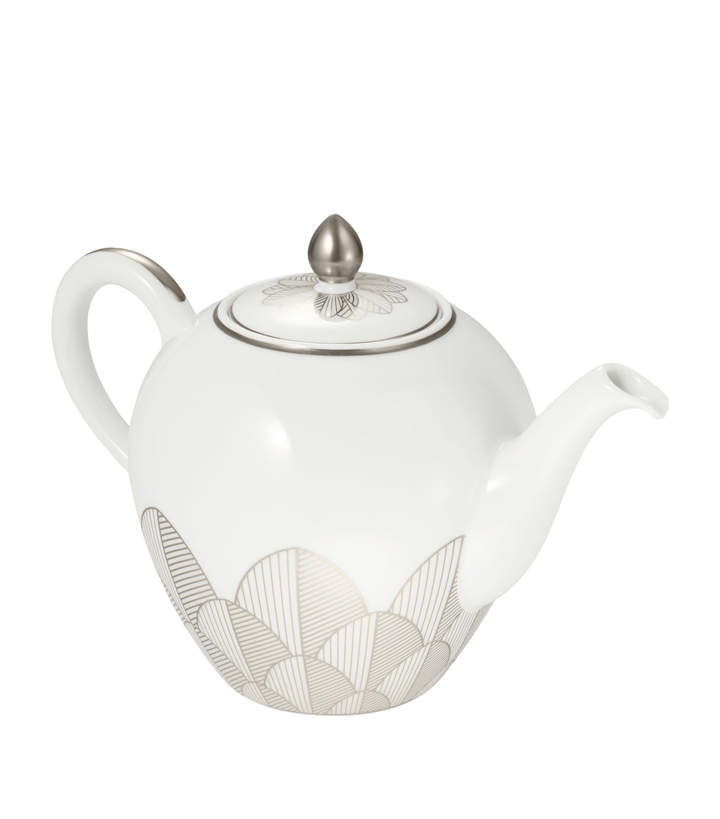 Porcelain Malmaison Teapot (1.5L) WHITE Image 3