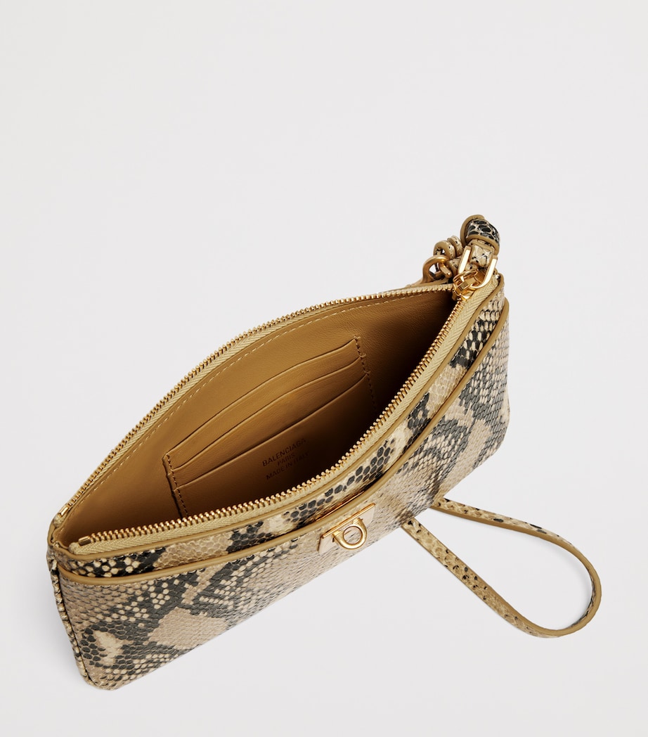 Calfskin Python-Embossed Pouch 2417 Image 5
