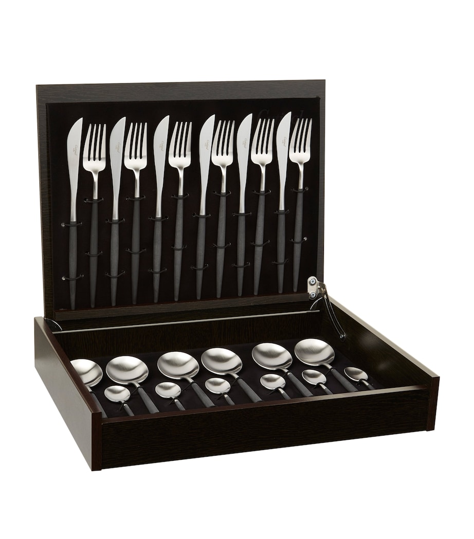 Cutipol Goa 24-Piece Cutlery Set Black Image 3