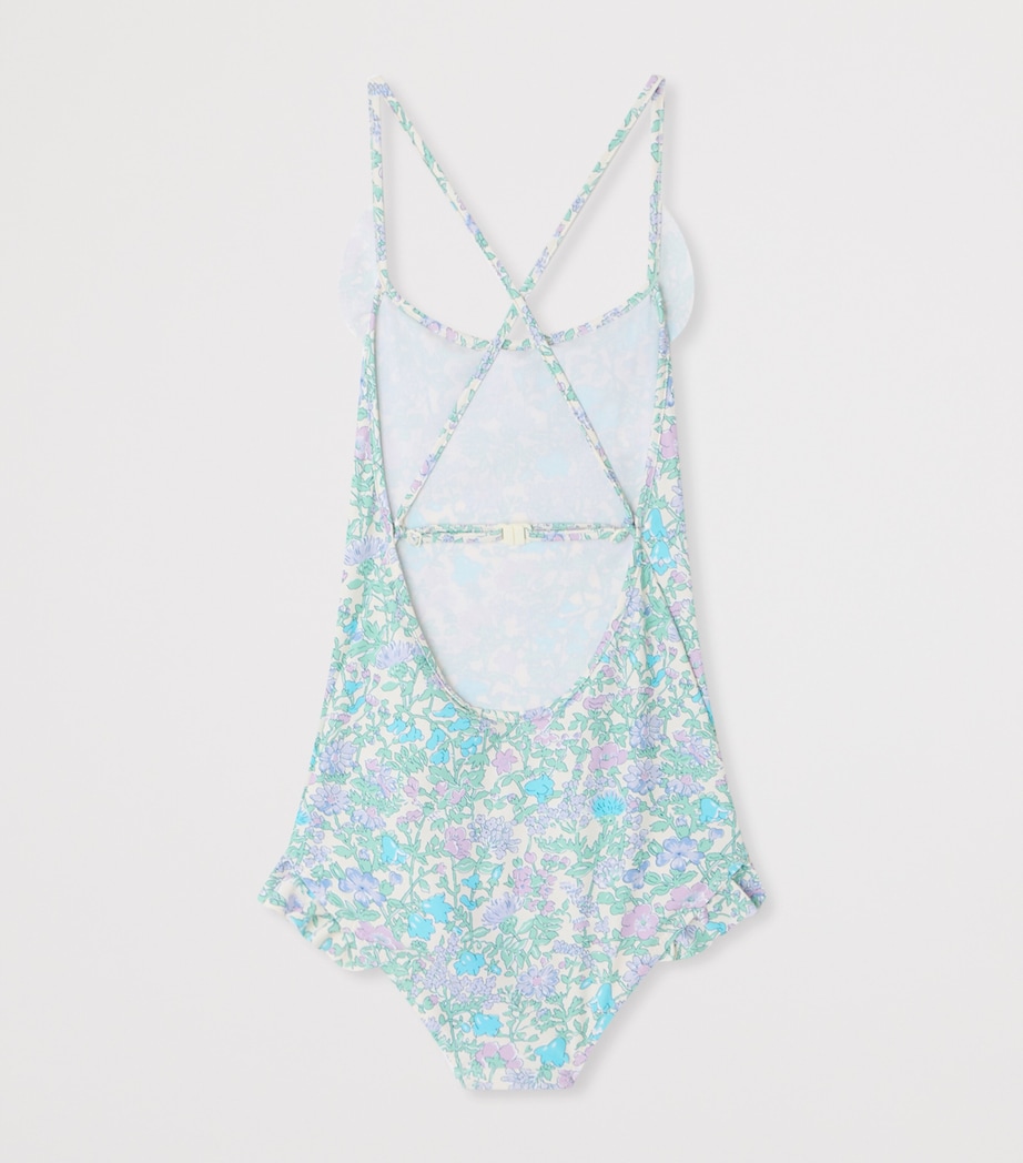 Floral Lacy Swimsuit (4-8 Years) PARME CLAIR Image 2