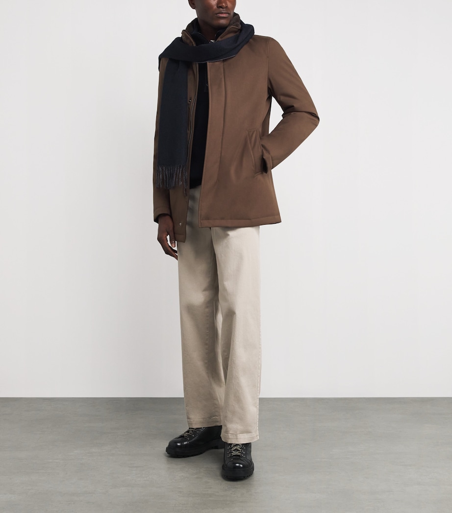 Padded Car Coat 8010 BROWN Image 2