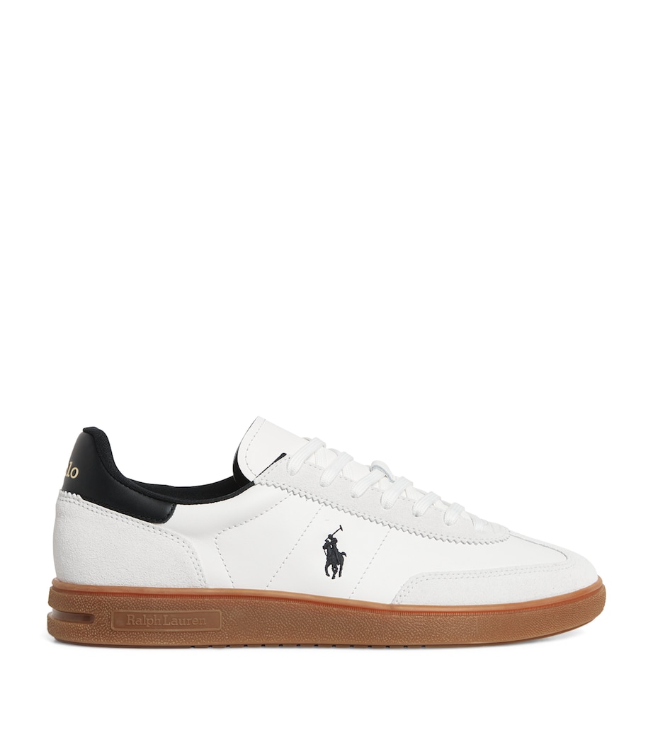Leather Bedford Sneakers WHITE/BLACK Image 1