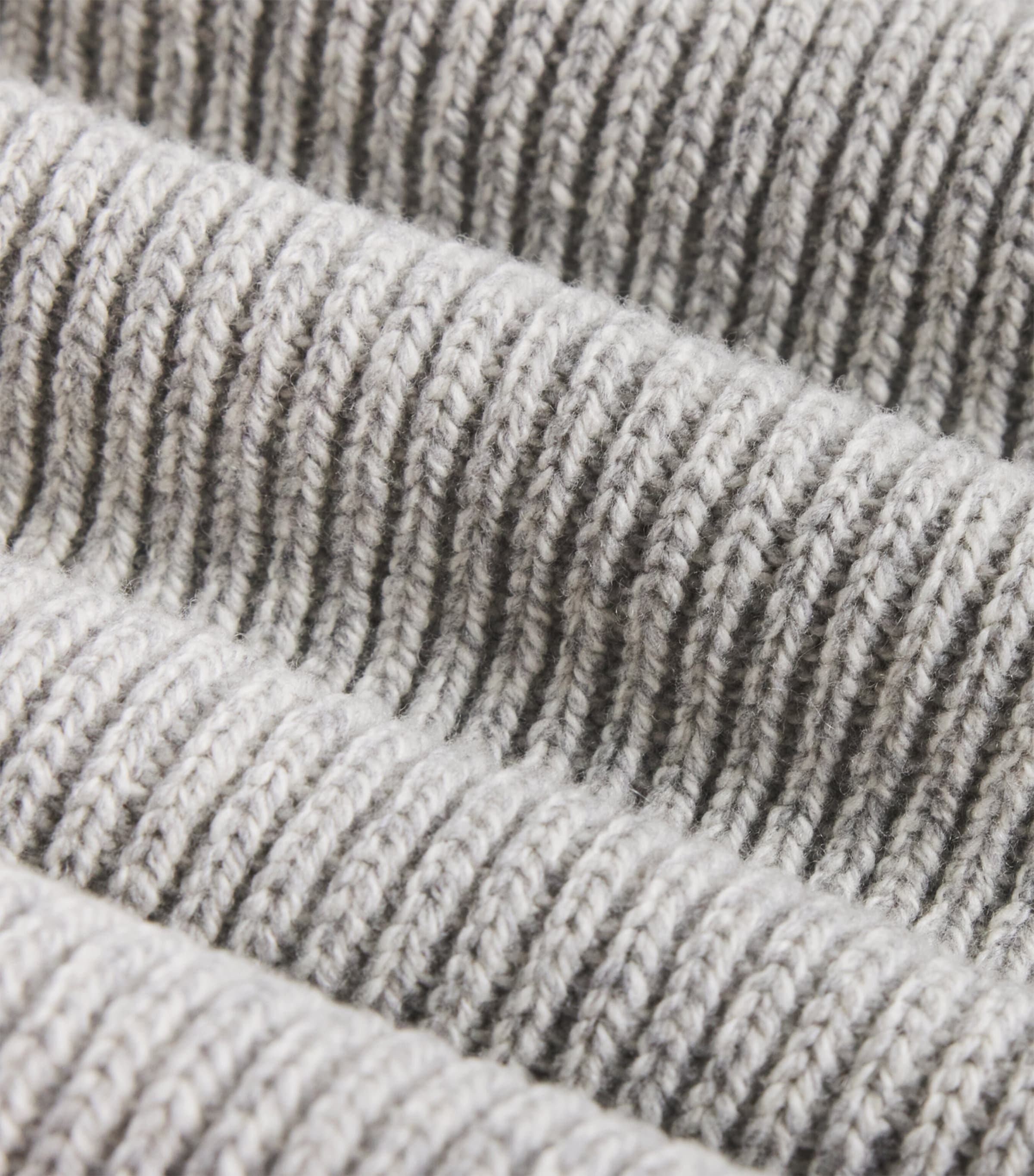 John Smedley Cashmere-Wool Ribbed Scarf Polar Image 4