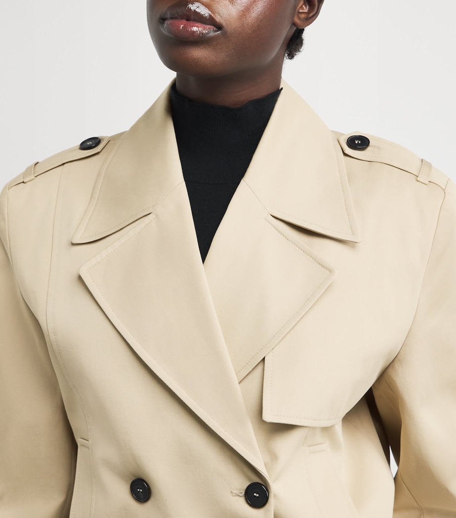 Greer Trench Short Jacket TAUPE Image 6