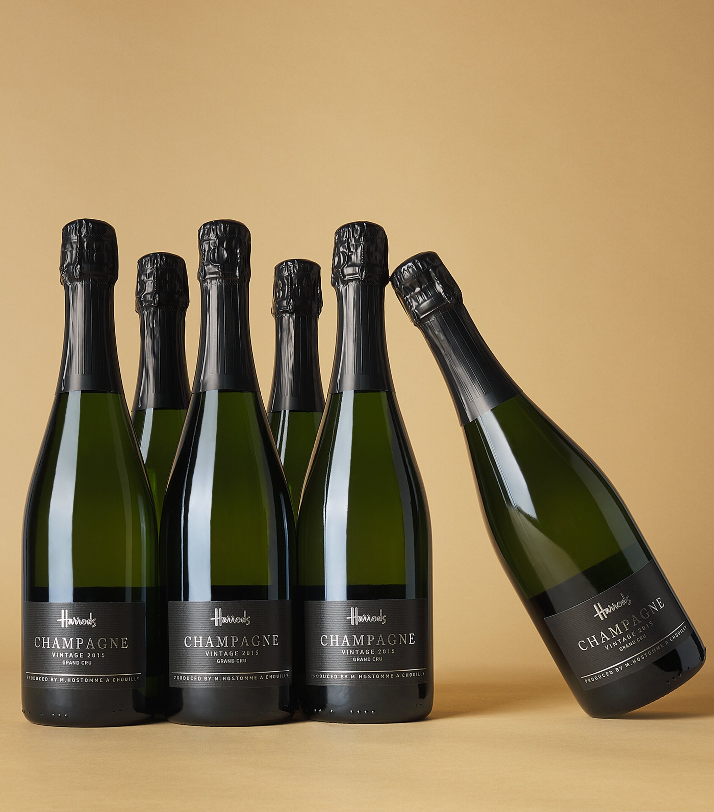 Harrods Blanc de Blancs Grand Cru Vintage Champagne 2015 Wine Case  (12 Bottles) - Champagne, France Image 3