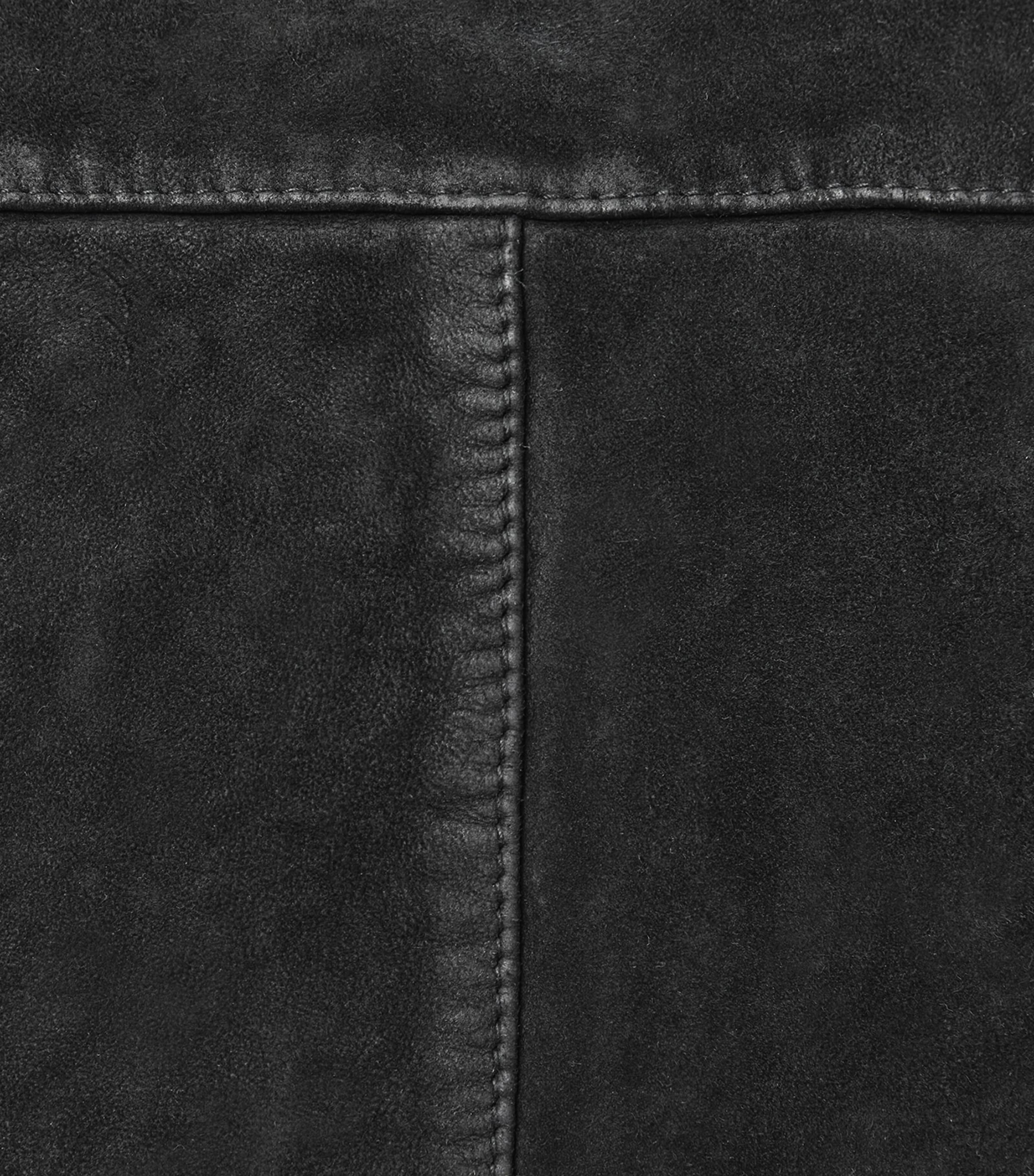 Suede Kemble Bomber Jacket BLACK Image 10