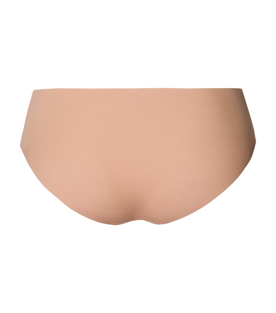 Invisible Cotton Midi Briefs BEIGE Image 3