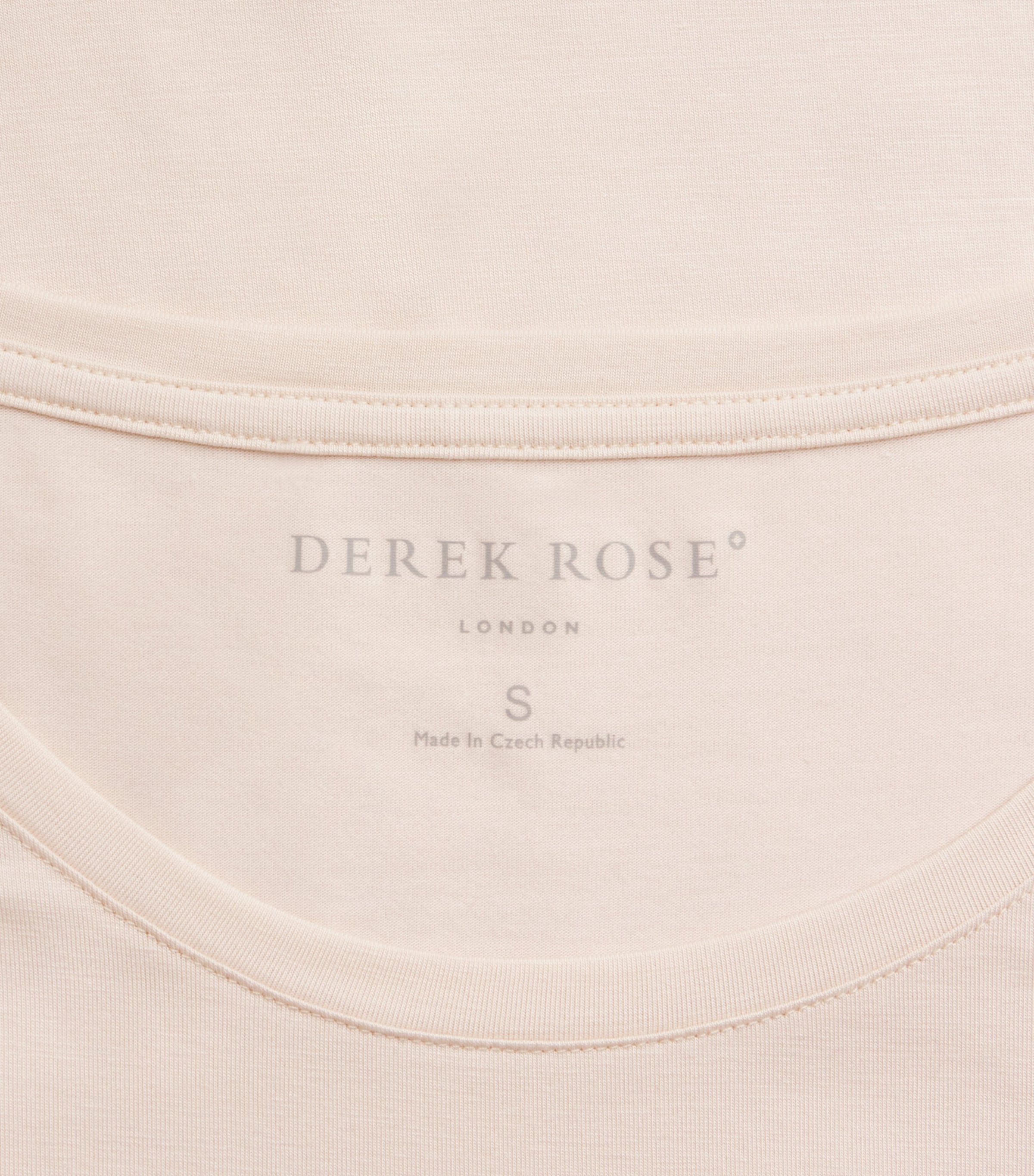 Derek Rose Womens Micro Modal Lara Pyjama Top Cream Image 6