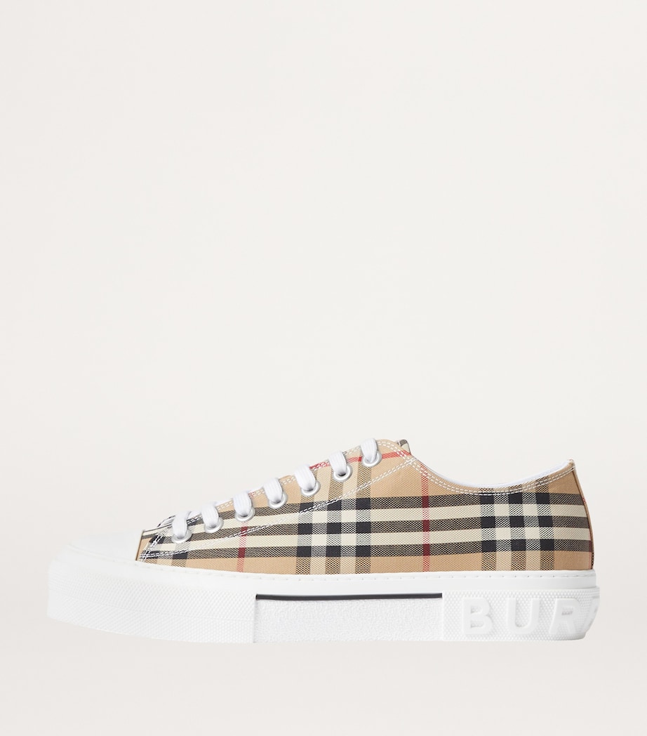 Cotton Check Sneakers ARCHIVE BEIGE IP CHK Image 6