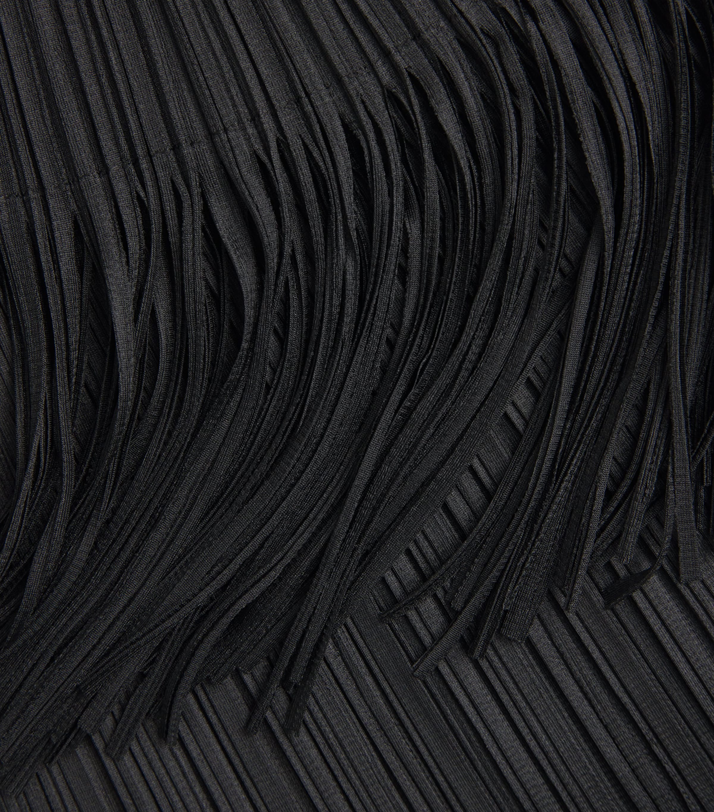 Wave Tunic Top BLACK Image 5