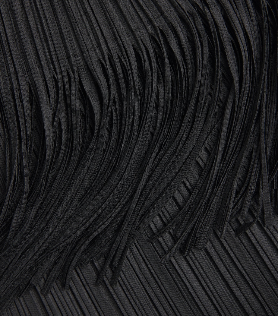 Wave Tunic Top BLACK Image 5