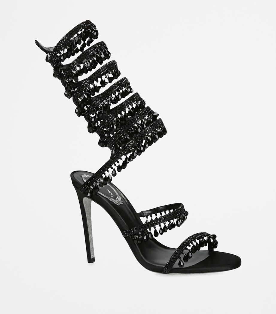 Chandelier Heeled Sandals 105 BLACK Image 3