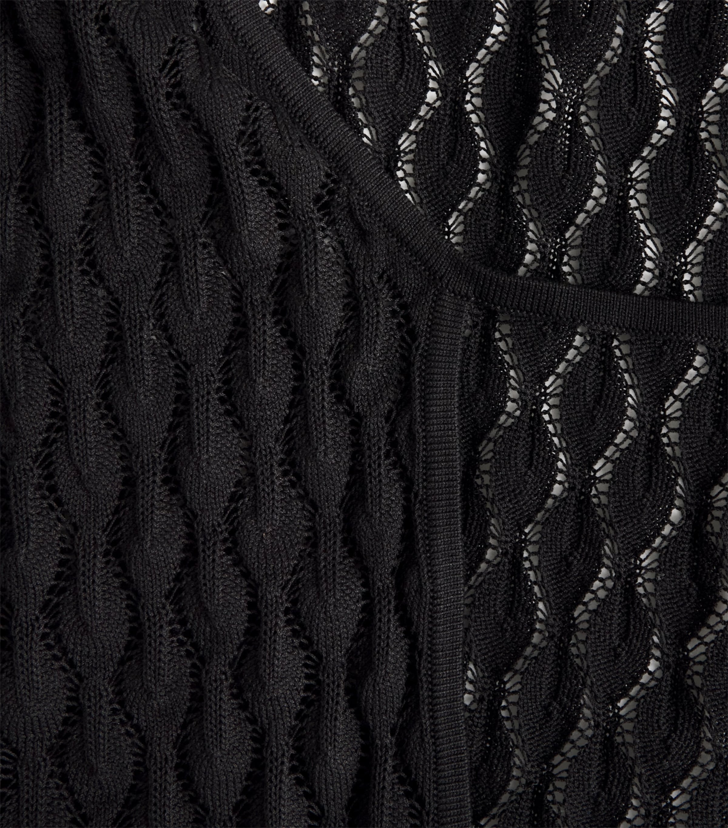 FRAME Womens Cotton The Getaway Cardigan Black Image 6