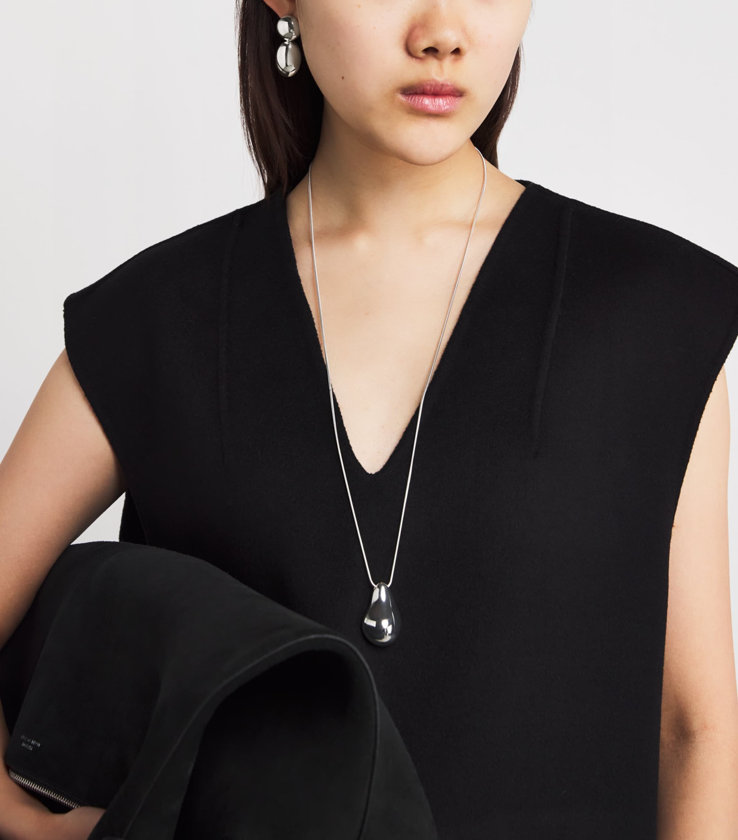 Sterling Silver Klara Drop Earrings SILVER Image 2